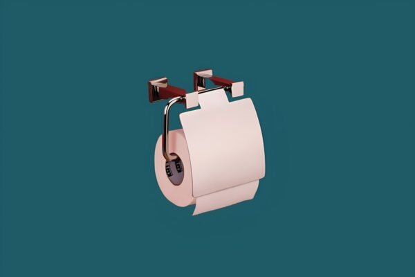 Toilet Paper Holder With Flap